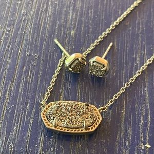 Kendra Scott Elisa necklace and matching earrings